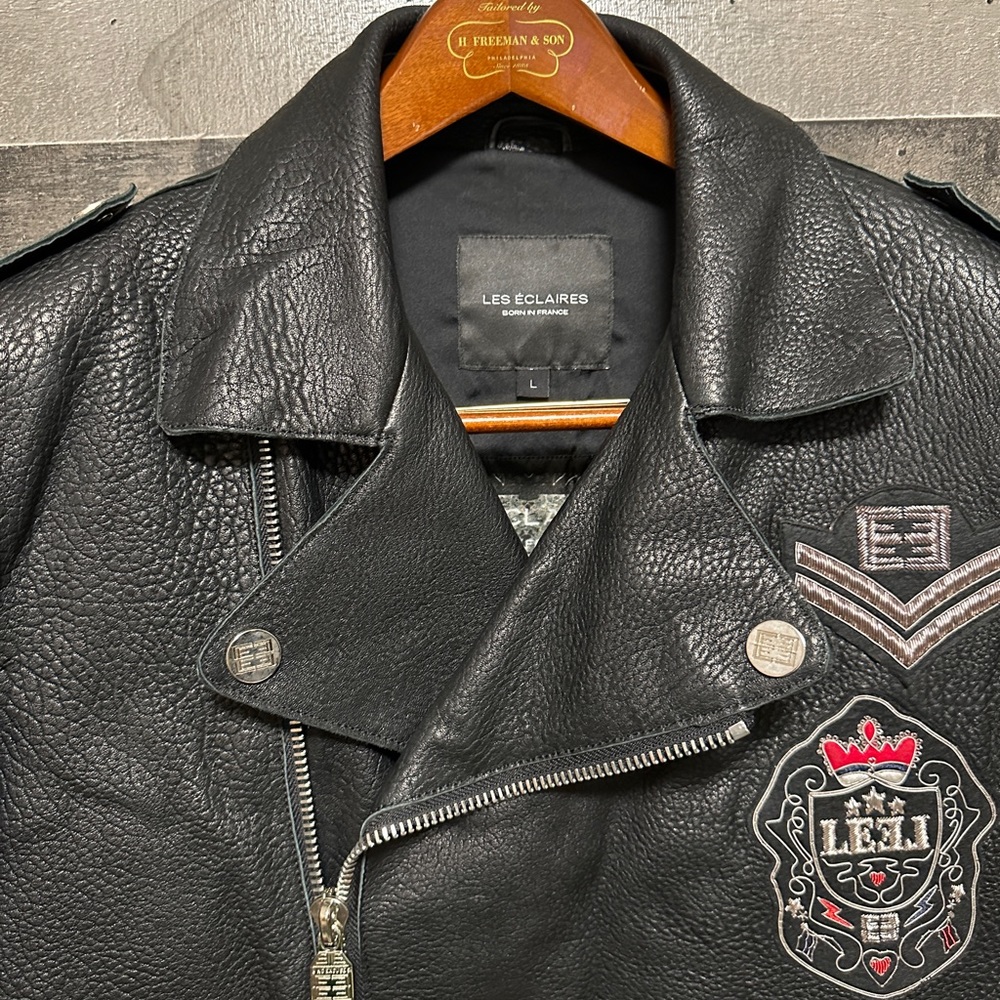 LES ECLAIRES leather jacket - Picture 7 of 11
